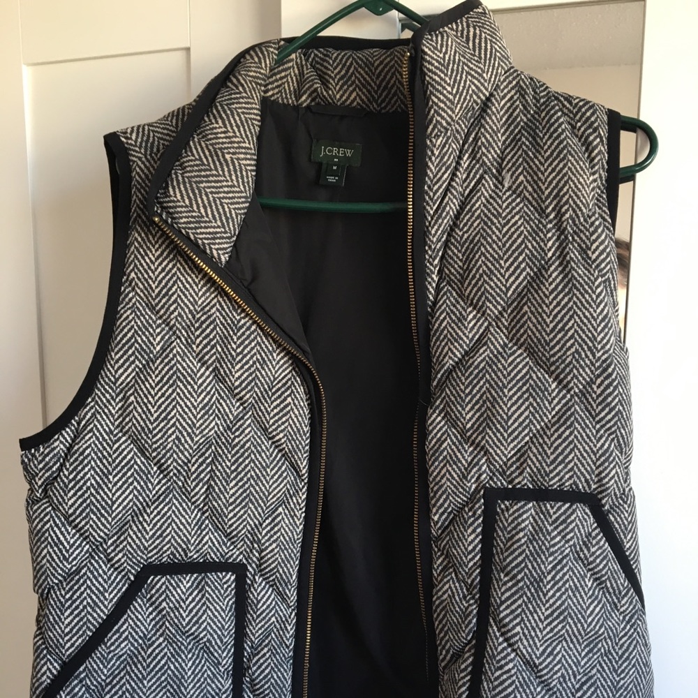 J crew houndstooth vest